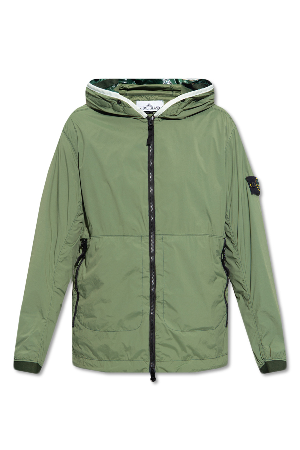 Jacket with logo Stone Island - SchaferandweinerShops Japan